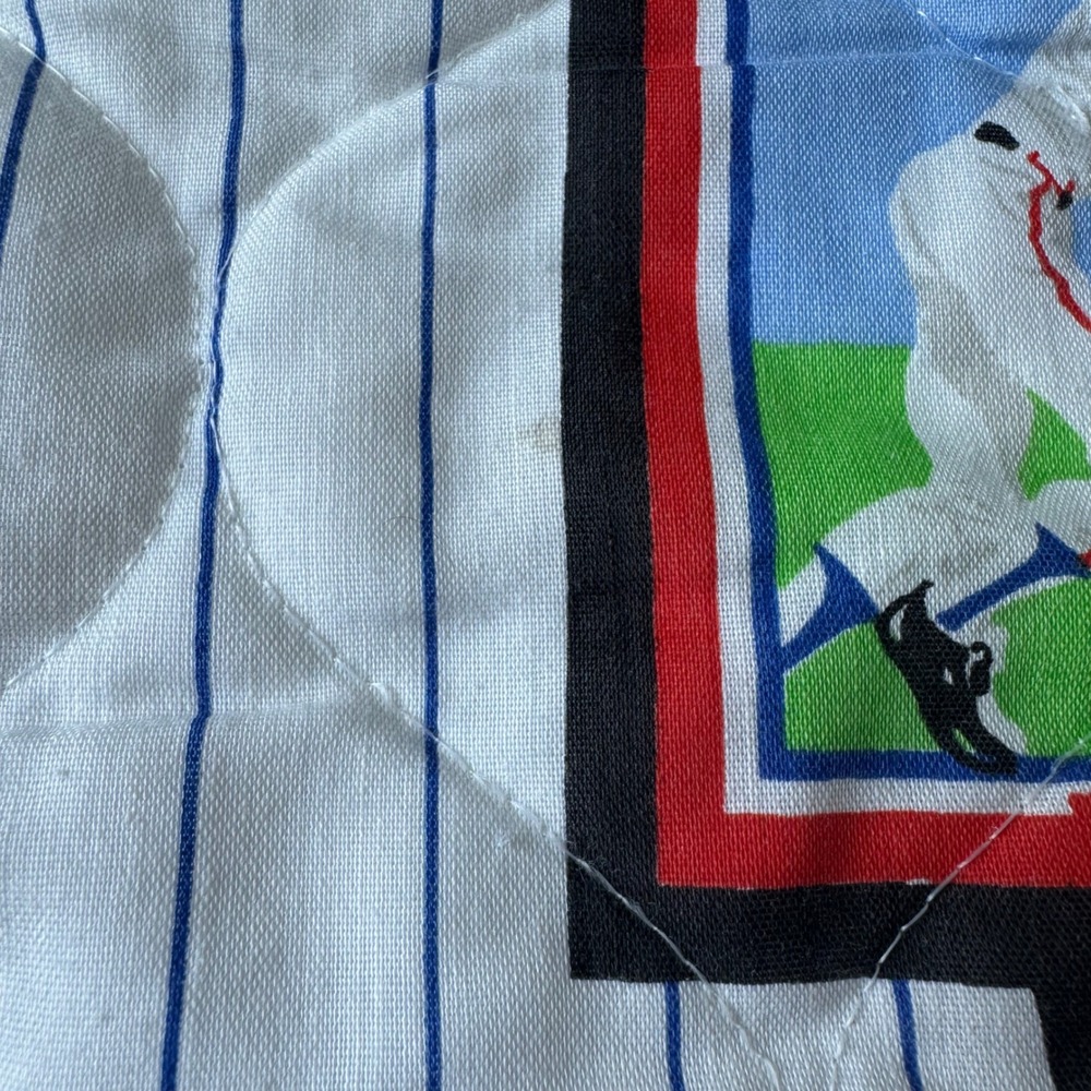 Vintage 1989 MLB Baseball Cards Toddler Bed Set w/ Montreal Expos Pristine RARE - Picture 4 of 5